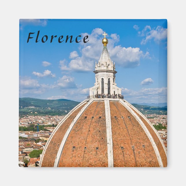Duomo Basilica - Florenz, Toskana, Italien Magnet (Vorne)