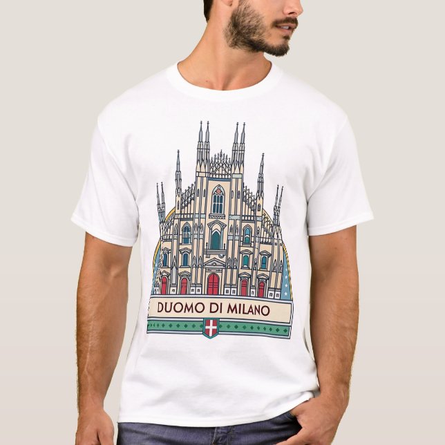 Duomo di Milano (Mailänder Dom) T-Shirt (Vorderseite)