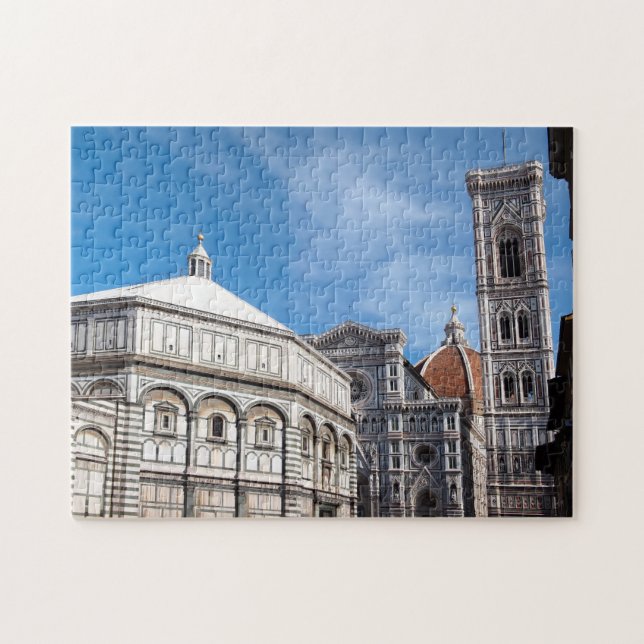 Duomo et Baptistry, puzzle denteux de Florence (Horizontal)