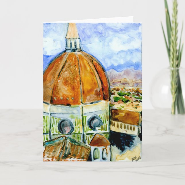 Duomo - Florenz Italien Karte (Vorderseite)