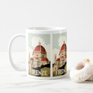 Duomo in Firenze Florenz Italien Vintage Reise Kun Kaffeetasse