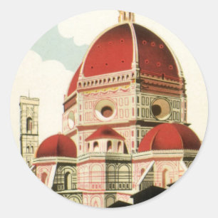 Duomo Italien Florenz Runder Aufkleber