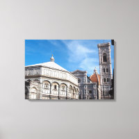 Duomo und Baptistry, Leinwand von Florenz