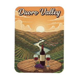 Duoro-Tal Portugal Reise Magnet