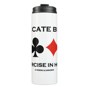 Duplicate Bridge Eine Übung In Demut Humor Thermosbecher