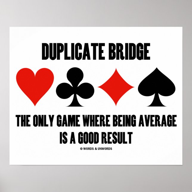 Duplizieren von Bridge nur, wenn das Spiel durchsc Poster (Vorne)
