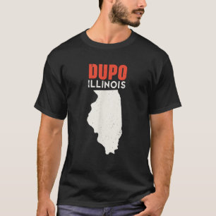 Dupo Illinois USA Staat America Travel Illinoisan T-Shirt