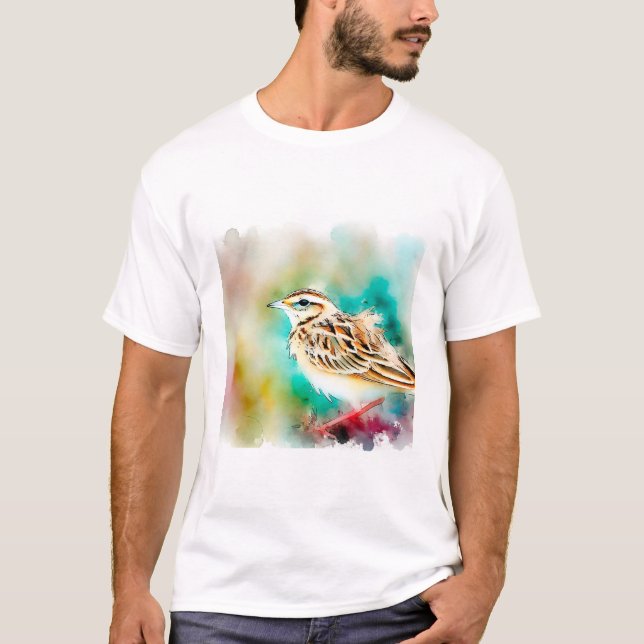 Duponts lark 131024AREF131 - Watercolor T-Shirt (Vorderseite)