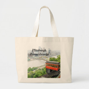 Duquesne Incline in Pittsburgh Pennsylvania Jumbo Stoffbeutel