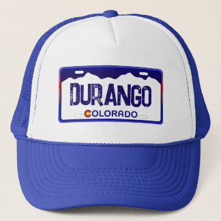 Durango Colorado bleu plaque casquette