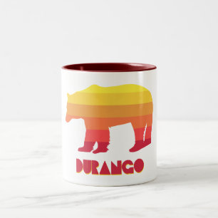 Durango Colorado Rainbow Bear Zweifarbige Tasse