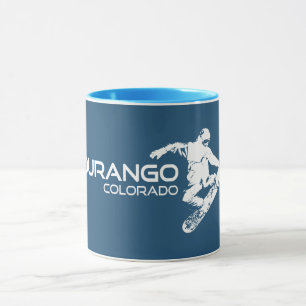 Durango Colorado Snowboarder Tasse
