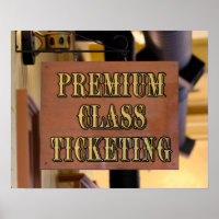 Durango & Silverton Eisenbahn Ticketing Zeichen