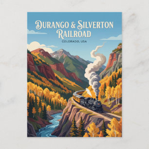 Durango & Silverton Narrow Gauge Railroad (Colorad Postkarte