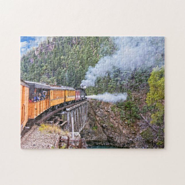 Durango und Silverton Bahn Locomotive Blowdown (Horizontal)