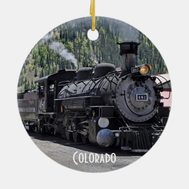 Durango und Silverton Eisenbahn Bahn Ornament (Hinten)