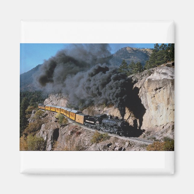 Durango und Silverton Railroad, Nr. 481, Bärenkreb Magnet (Vorne)
