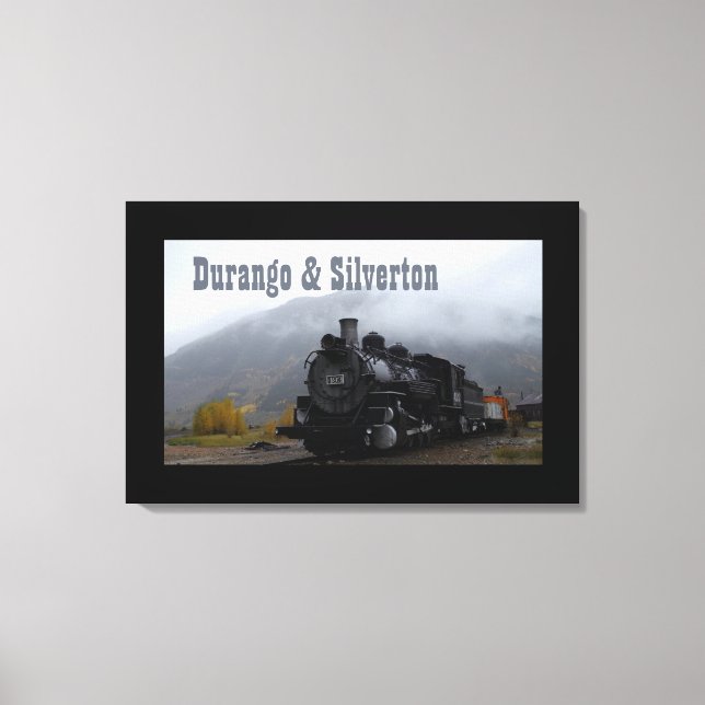 Durango und Silverton Train Leinwanddruck (Vorderseite)