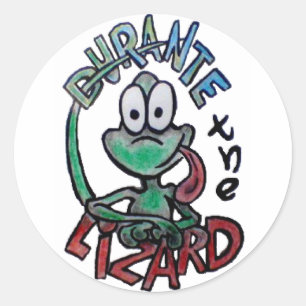 Durante les autocollants de lézard