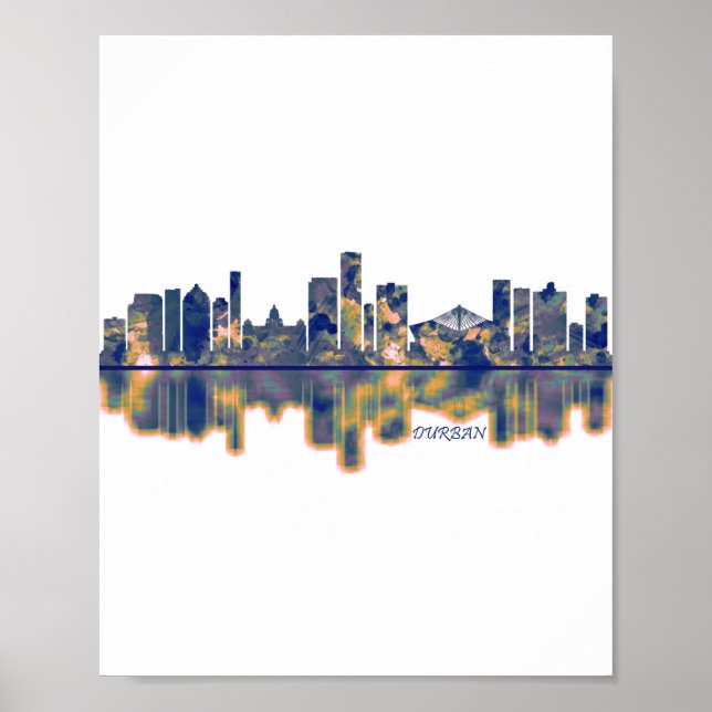 Durban Skyline Poster (Vorne)