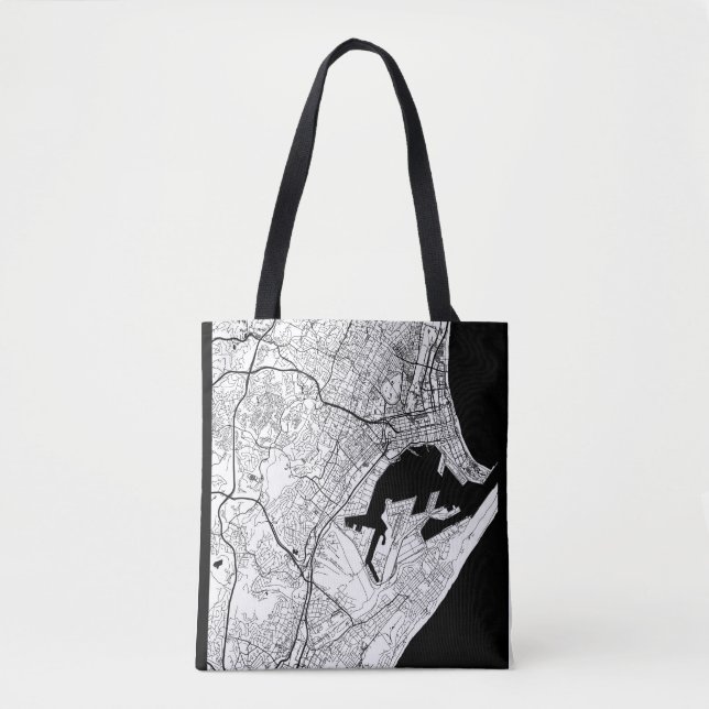 Durban Südafrika Karte Tasche (Vorderseite)