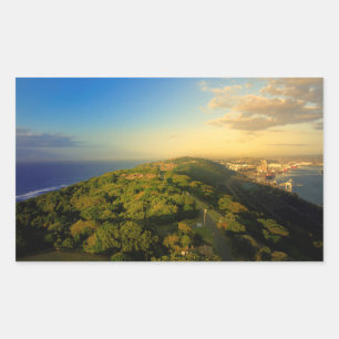 Durban's Bluff, Durban, Kwazulu-Natal Rechteckiger Aufkleber