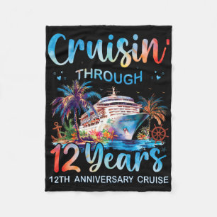 Durch 12 Jahre cruisen 12. Jubiläums-Kreuzfahrt T Fleecedecke