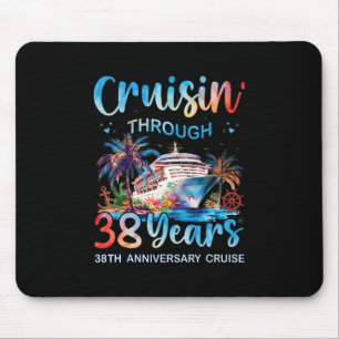 Durch 38 Jahre cruisen 38. Jubiläums-Kreuzfahrt T Mousepad