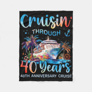 Durch 40 Jahre cruisen 40. Jubiläumskreuzfahrt T Fleecedecke