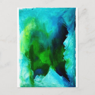 Durch blaues Eis Postkarte