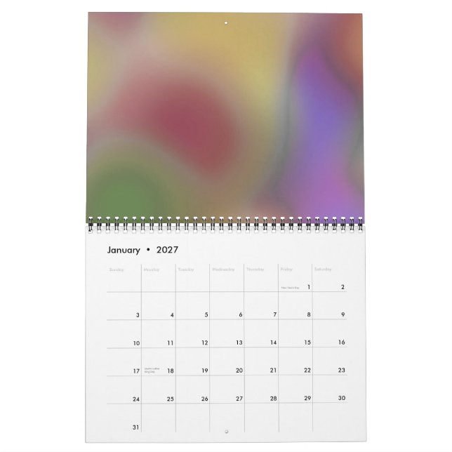 durch das aussehende Glas,... Kalender (Jan 2027)