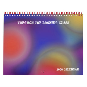 durch das aussehende Glas,... Kalender