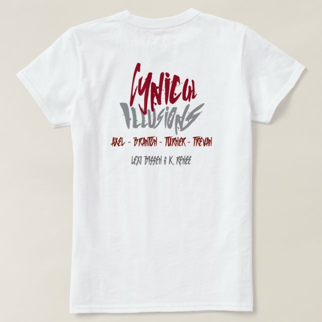 Durch das Feuer T-Shirt (Design Rückseite)