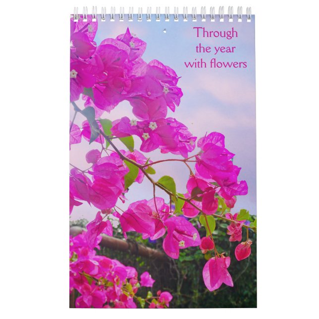 Durch das Jahr mit Blume Kalender (Titelbild)