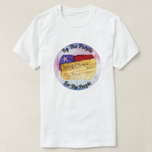 Durch das Volk, für das Volk, wir, die Menschen T-Shirt (Design vorne)