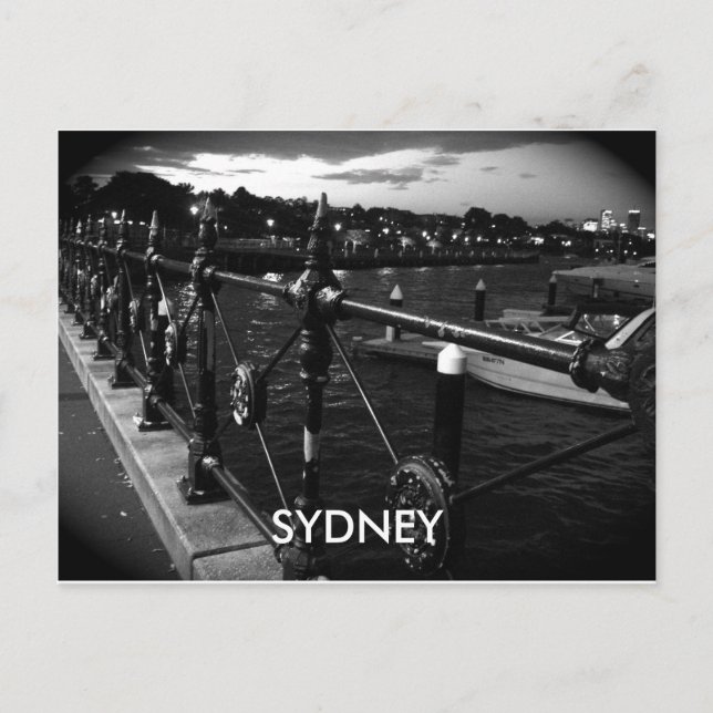 Durch das Wasser Postkarte (Vorderseite)