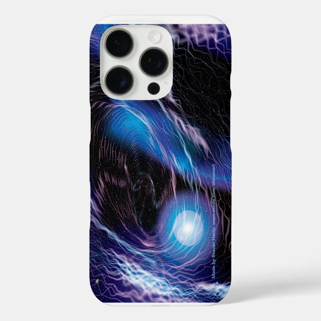 Durch das Wurmloch iPhone 16 Pro Hülle (Rückseite)