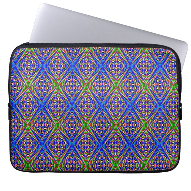 Durch den Gartenzaun.. Laptopschutzhülle (Vorderseite)