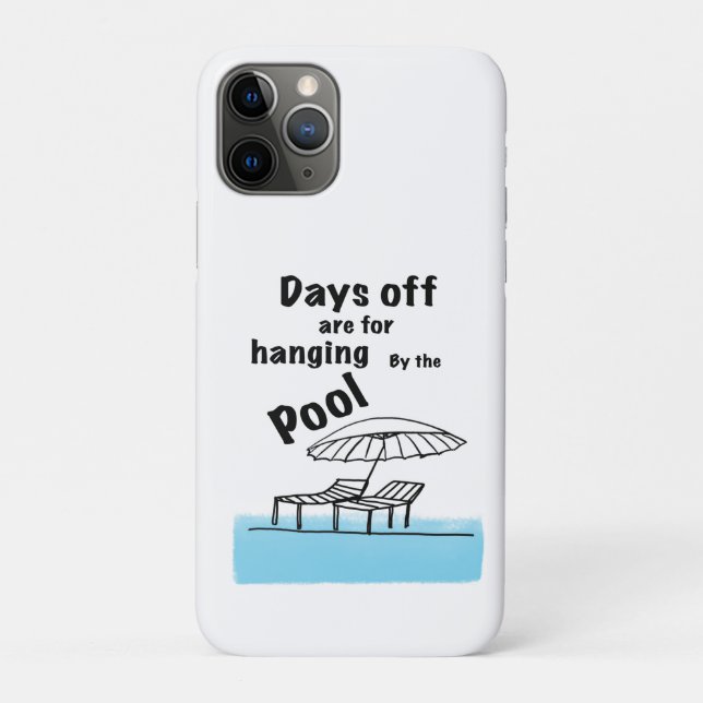 Durch den Pool hängend Case-Mate iPhone Hülle (Rückseite)