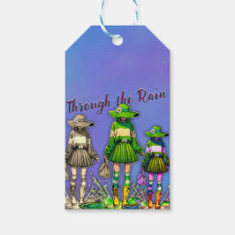 Durch den Regen Geschenkanhänger