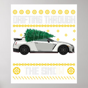 durch den Schnee treiben 2 Poster