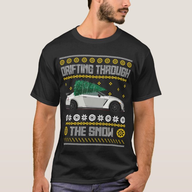 durch den Schnee treibend 2 T-Shirt (Vorderseite)