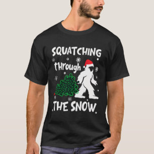Durch den Schnee Weihnachten Sasquatch Sa T-Shirt