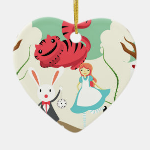 Durch den Spiegel Keramik Ornament