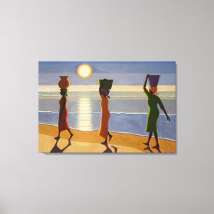 Durch den Strand 2007 Leinwanddruck