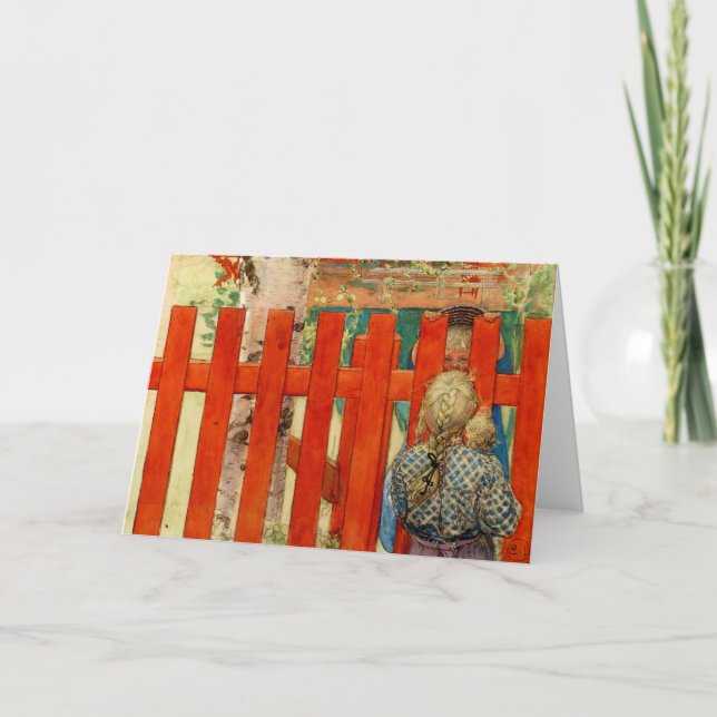 Durch den Zaun Karte (Vorderseite)