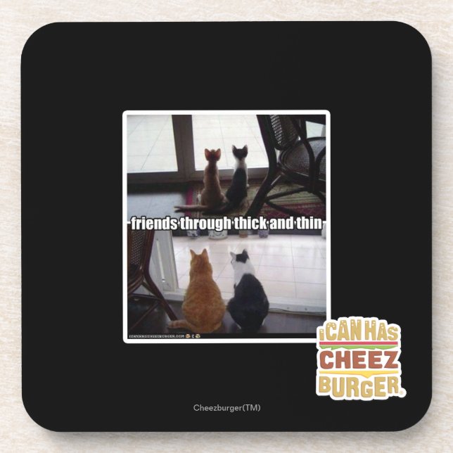 Durch dick und dünn untersetzer (Vorderseite)