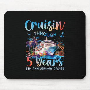 Durch die 5 Jahre kreuzen 5. Jubiläums-Kreuzfahrt Mousepad