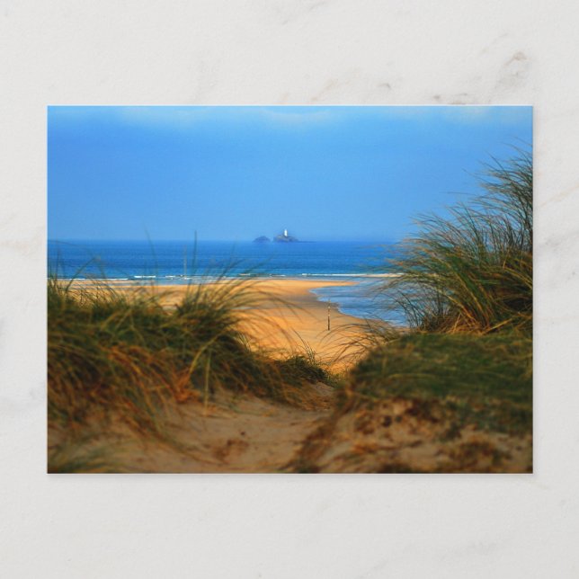 Durch die Dünen Postkarte (Vorderseite)