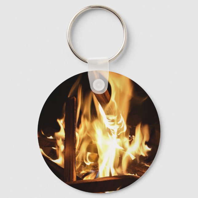 Durch die Flammen Schlüsselanhänger (Vorderseite)